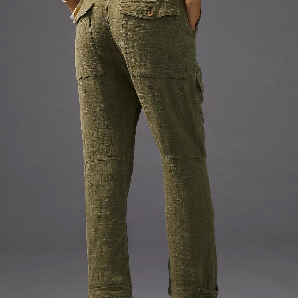 NWTS ANTHROPOLOGIE GAUZY UTILITY PANTS (6) - Picture 6 of 17